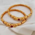 Brass Diamond Gold-Plated Bangle Set for Women – imitation wedding bangles