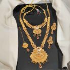 New Antique Rajwadi Design Combo Set – traditional royal bridal necklace set