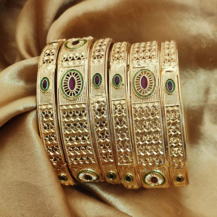 Royal Rajwadi Bangles set - 6 Pcs (1)