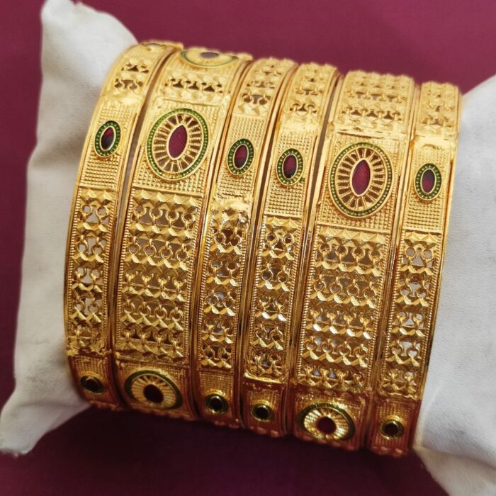 Royal Rajwadi Bangles set - 6 Pcs (3)