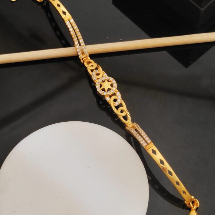 Minimalist Dual-Bar CZ Bracelet